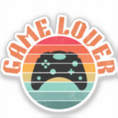 GAME LOVER GAMING CONTROLLER STICKER (Voorkant)