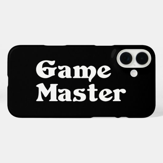 Game Master Case-Mate iPhone Case (Achterkant (horizontaal))