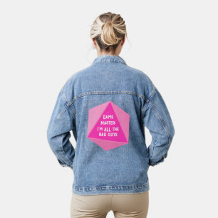 Game Master Ik ben de slechteriken Denim Jacket