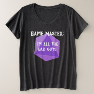 Game Master I'm ALL the Bad Guys T-shirt voor dame