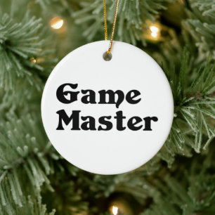 Game Master Keramisch Ornament