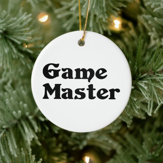 Game Master Keramisch Ornament (Boom)