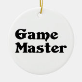 Game Master Keramisch Ornament (Voorkant)