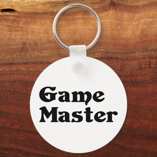 Game Master Sleutelhanger (Achterkant)