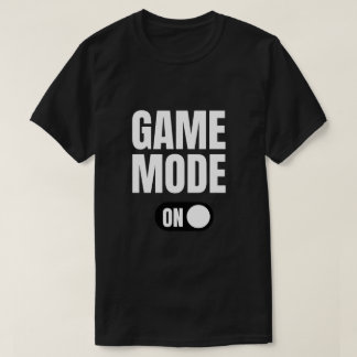 Game Mode Aan Funny Gamer T-Shirt | Retro Videospe
