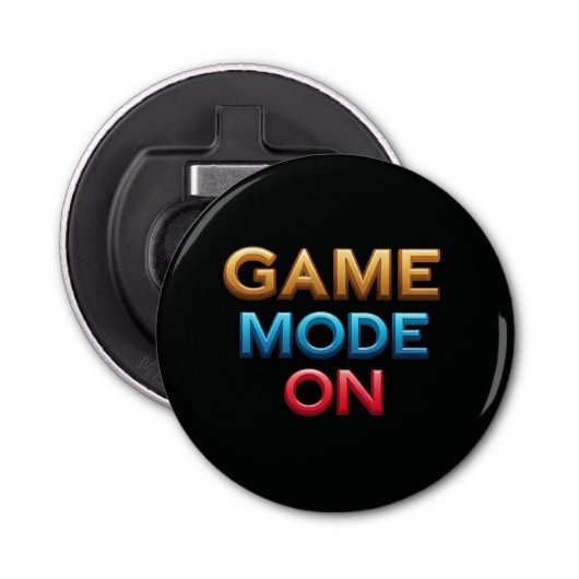 Game Mode On-knop flesopener Button Flesopener (Voorkant)