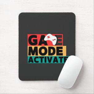 Game Modus Geactiveerde Gamer Controller Kunst Muismat