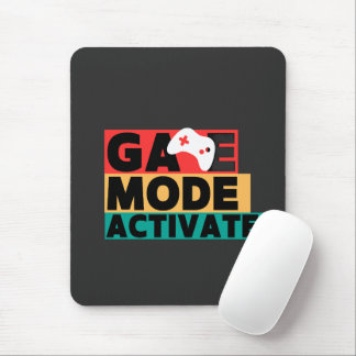 Game Modus Geactiveerde Gamer Controller Kunst Muismat