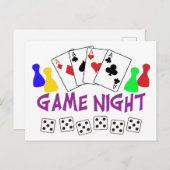 Game Night Briefkaart (Voorkant / Achterkant)