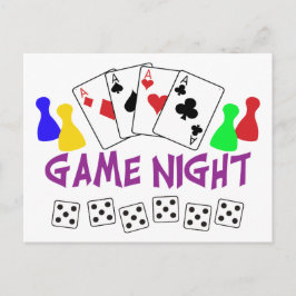 Game Night Briefkaart