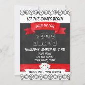 Game Night Invitation Kaart (Voorkant)