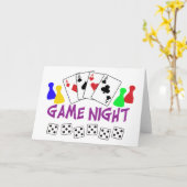 Game Night Kaart (Gele Bloem)