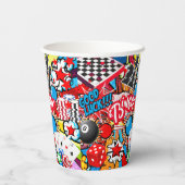 Game Night Papieren Bekers (Achterkant)