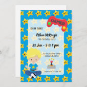 Game night party kaart (Voorkant / Achterkant)