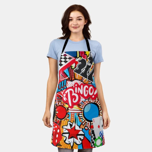 Game Night Schort (Gedragen)