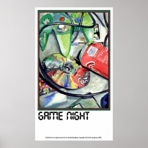 GAME NIGHT van Annika Poster