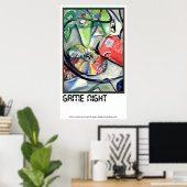 GAME NIGHT van Annika Poster (Thuiskantoor)