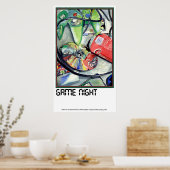 GAME NIGHT van Annika Poster (Keuken)