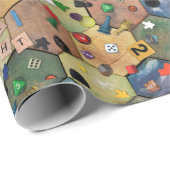 Game Night Wrapping Paper Cadeaupapier (Rol Hoek)