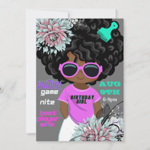 Game Nite Birthday Invitation Kaart