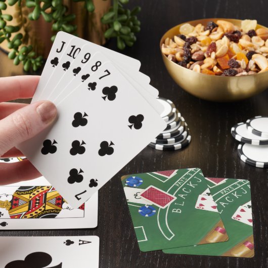Game of Blackjack with Chips by Chariklia Zarris Speelkaarten (Insitu)