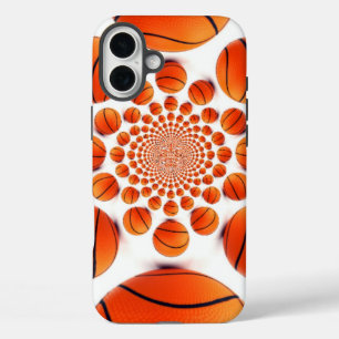 Game of Champions Basketbalveld Visie Kaleid iPhone 16 Plus Hoesje