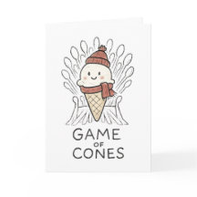 Game of Cones - Grappige Kerstkaart