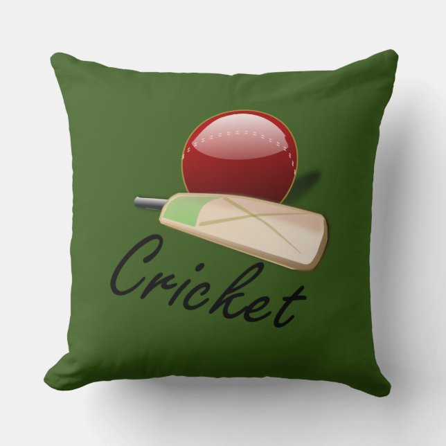 Game of Cricket, populair design, Sierkussen (Voorkant)