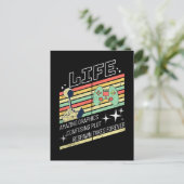 Game of Life Funny Retro Gamer Briefkaart (Staand voorkant)
