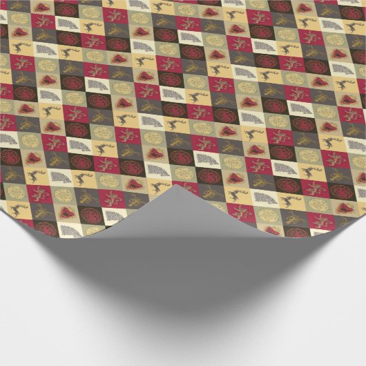 Game of Thrones Sigil Pattern Cadeaupapier (Hoek)