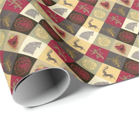 Game of Thrones Sigil Pattern Cadeaupapier (Rol Hoek)