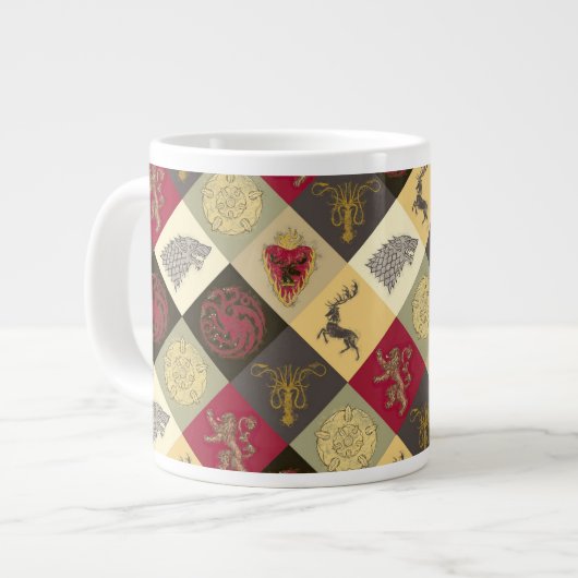 Game of Thrones Sigil Pattern Extra Grote Beker (Voorkant links)