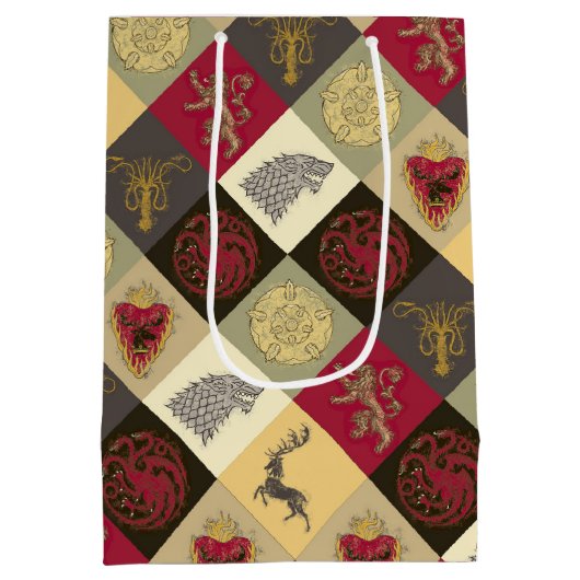 Game of Thrones Sigil Pattern Medium Cadeauzakje (Achterkant)