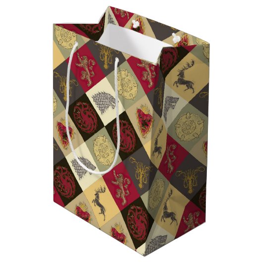 Game of Thrones Sigil Pattern Medium Cadeauzakje (Achterkant Gekanteld)