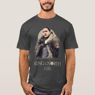 Game ofhrones King ofhe North retro T-shirt