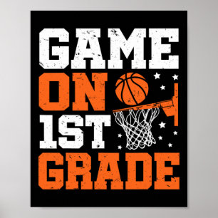 Game On 1e leerjaar Sketll Ck naar school eerste l Poster