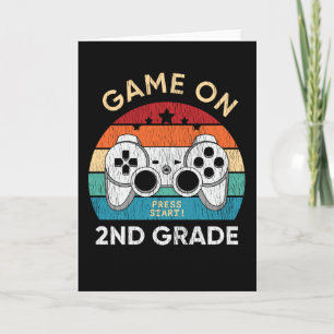 Game On 2e Grade Video Game Back to School Gamer Kaart