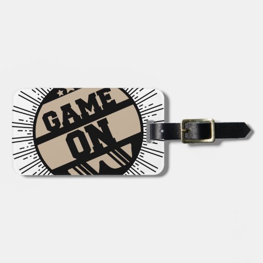 Game on bagagelabel (Voorkant horizontaal)