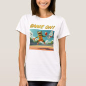 Game On Basketbal Kikker vrouwen wit T-shirt (Voorkant)