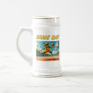 Game On Basketbal Kikkerstein tweezijdig Bierpul