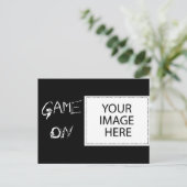 Game On Briefkaart (Staand voorkant)
