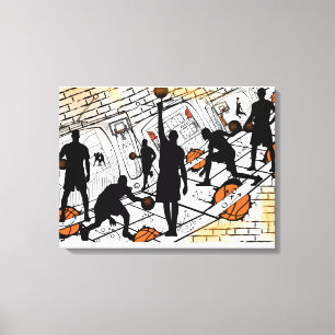Game On Canvas Afdruk