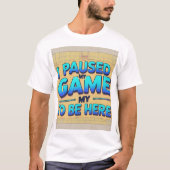 Game On: Cartoon 3D Gaming Remote T-shirt Design (Voorkant)