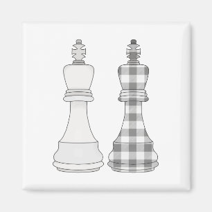 Game on Chess Magneet