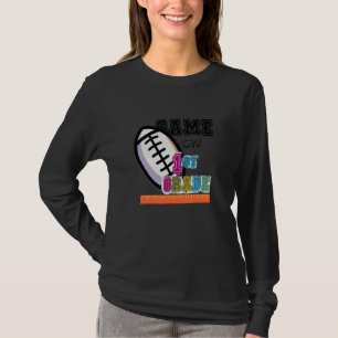 Game On Eerste Leerjaar Amerikaanse Voetbal Terug T-shirt