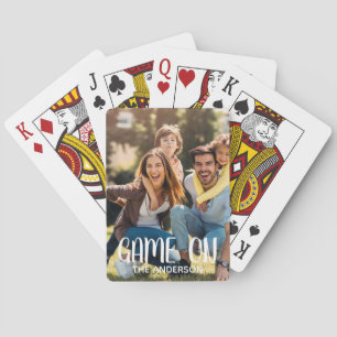 Game On Familie Foto Pokerkaarten