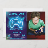 Game on Fun Birthday Boy Kaart (Voorkant)