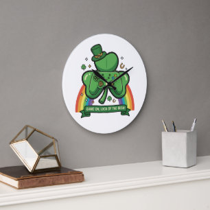 Game On Iers Geluk St. Patrick's Dag Game Grote Klok