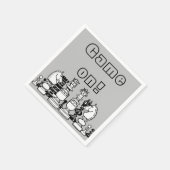 Game on Napkins Servet (Hoek)