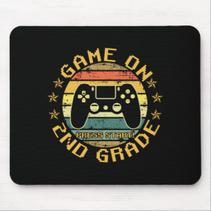 Game On Press Start 2e graad Terug naar school Muismat